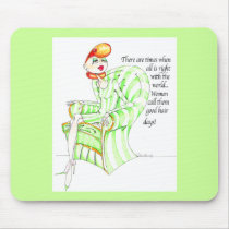 Good Hair Mouse Pad mousepads by VanityCases Good Hair Mouse Pad mousepads