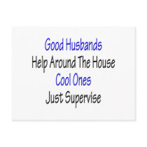 Good Husbands Help Around The House Cool Ones Just postcards
