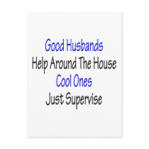 Good Husbands Help Around The House Cool Ones Just postcards