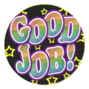 good job reward sticker