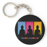 Good Karma Buddhas Keychain