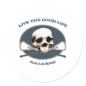 Good Life Lacrosse stickers by HappyDoggies Good Life Lacrosse stickers