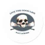 Good Life Lacrosse stickers