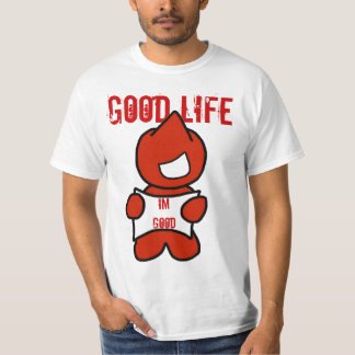 men life is good shirts