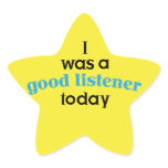 Good Listener Teacher Sticker