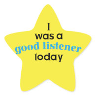 Good Listener Teacher Sticker