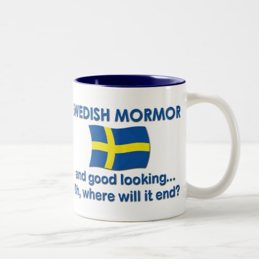 Good Lkg Swedish Mormor Coffee Mugs