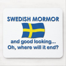 Good Lkg Swedish Mormor Mousepad