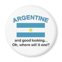 Good Looking Argentine Fridge Magnet