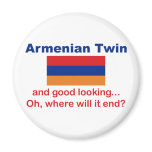 Good Looking Armenian Twin magnets