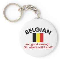 Good Looking Belgian Keychain