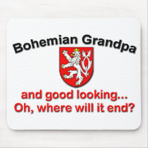 Good Looking Bohemian Grandpa Mouse Pads