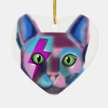 good looking cubist ceramic ornament