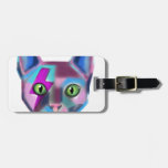 good looking cubist luggage tag