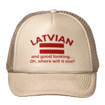 Good Looking Latvian Trucker Hat
