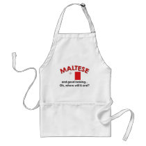 Good Looking Maltese aprons by worldshop Good Looking Maltese aprons
