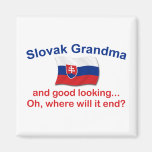 Good Looking Slovak Grandma Fridge Magnets