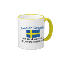 Good Looking Swedish Grandpa Mugs