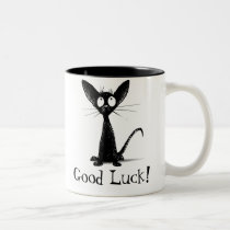 Good Luck Black Cat Mug