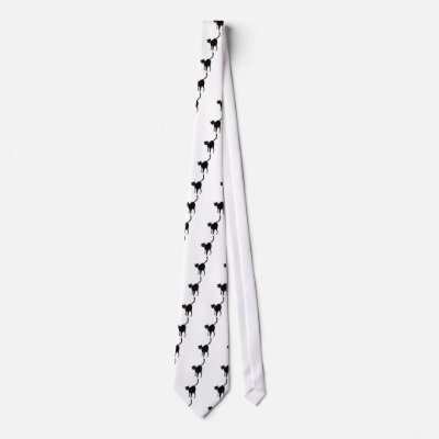Good luck black Cat Tie