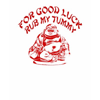 Good Luck Buddha T Shirt by Method77