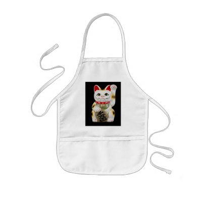 Good Luck Cat Baby Bib Aprons