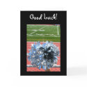 Good Luck cheer pom pom greeting card by ritmophoto Good Luck cheer pom pom greeting card