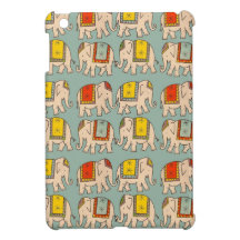 Good luck circus elephants cute elephant pattern iPad mini cover