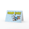 good luck cow - skydive cards