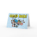 good luck - cows skydive tandem cards