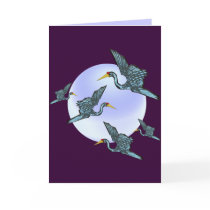 Good luck crane cards