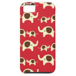 Good luck elephants cherry red cute nature pattern iPhone 5 cases