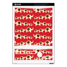 Good luck elephants cherry red cute nature pattern xbox 360 s decal