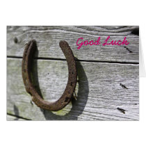 Good Luck greeting card
