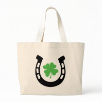 Good Luck Horseshoe Cloverleaf - Shamrock bags