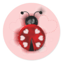 Good Luck Ladybug Sticker