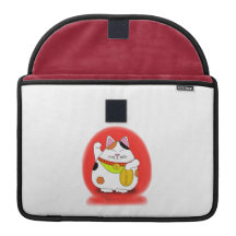 Good Luck Maneki Neko MacBook Pro Sleeves