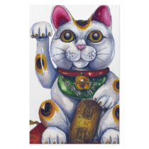 Good Luck Maneki Neko stationery by tshirtdart Good Luck Maneki Neko stationery