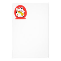 Good Luck Maneki Neko Stationery