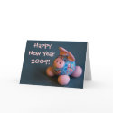 Good Luck Pig • New Year Greeting Card by SabineStGreetings Good Luck Pig • New Year Greeting Card