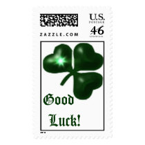 GOOD LUCK postage by teandtblake GOOD LUCK postage