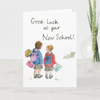 Good Luck - Starting School card