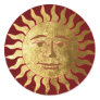 Good Mood Sun Round Sticker Good Mood Sun Round Sticker