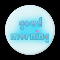 Good Morning Blue magnets
