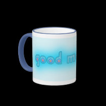 Good Morning Blue mugs