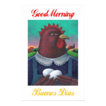 Good Morning/Buenos Dias posters