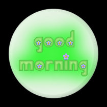 Good Morning Green magnets
