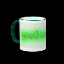 Good Morning Green mugs