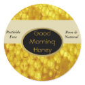 Good Morning Honey Labels stickers by MiaBellezza Good Morning Honey Labels stickers