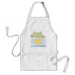 Good Morning is an Oxymoron aprons